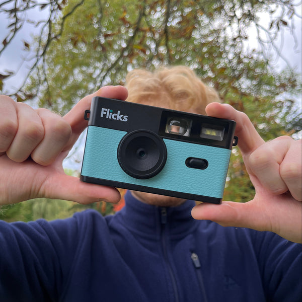 Flik Camera Flicks - Genbrugeligt Retro Engangskamera | Digitalt uden skærm