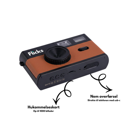 Flicks Retro Genbrugeligt Engangskamera