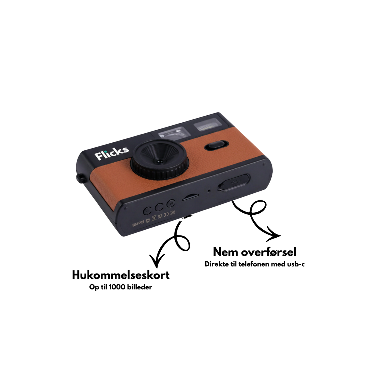 Flicks Retro Genbrugeligt Engangskamera